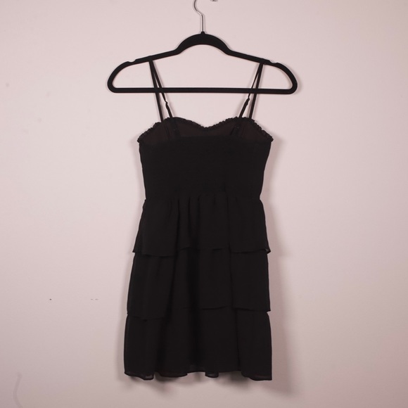 American Eagle Bustier Ruffle LBD - Picture 3 of 7